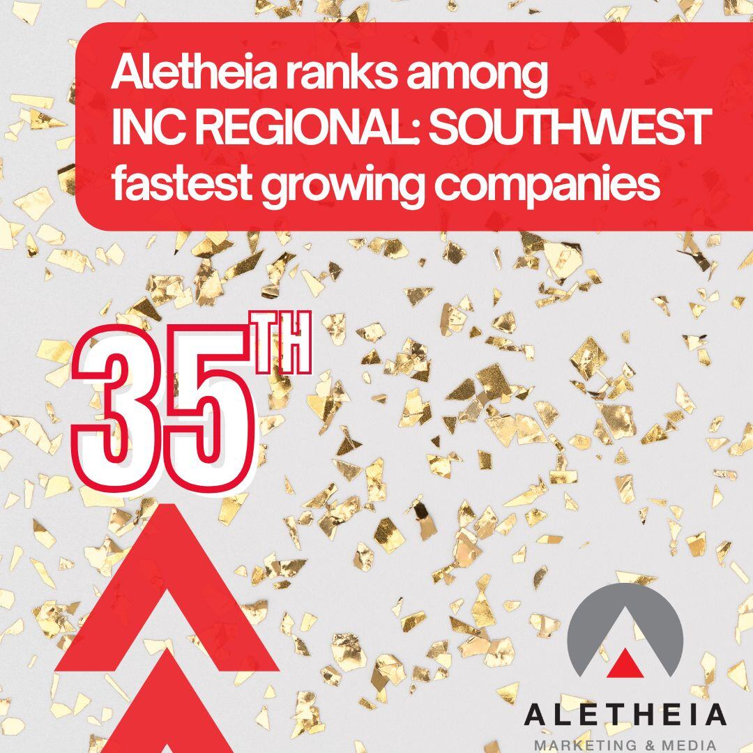 Aletheia Ranks on Inc. Regionals List for Second Consecutive Year